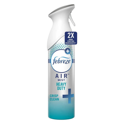 Febreze Air Heavy Duty Odor-Eliminating Spray - Crisp Clean,2 ct (Pack of 1)