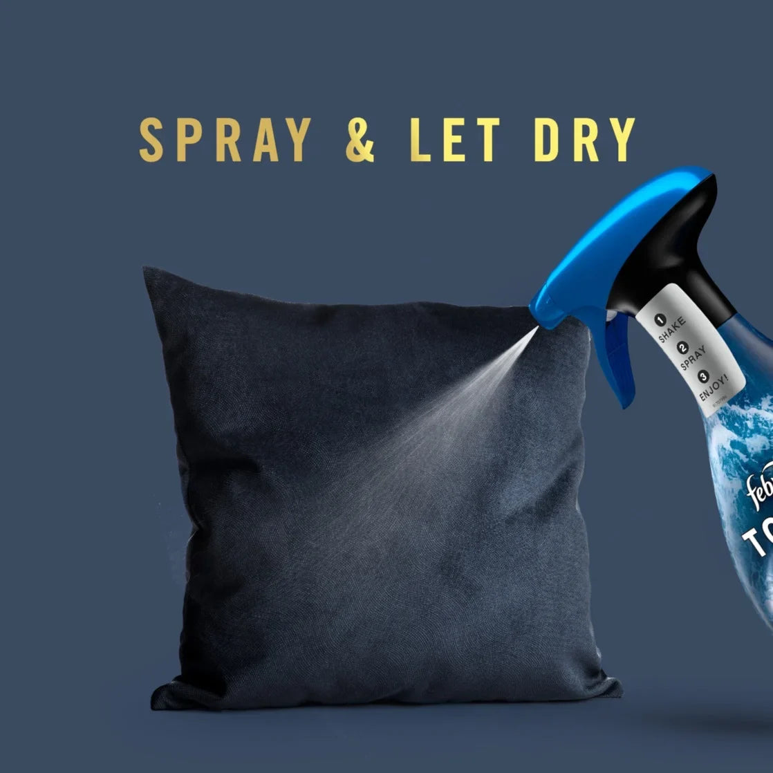 Febreze Touch Fabric Spray, Ocean & Mountain Scents, 16.9 oz, 2-Pack