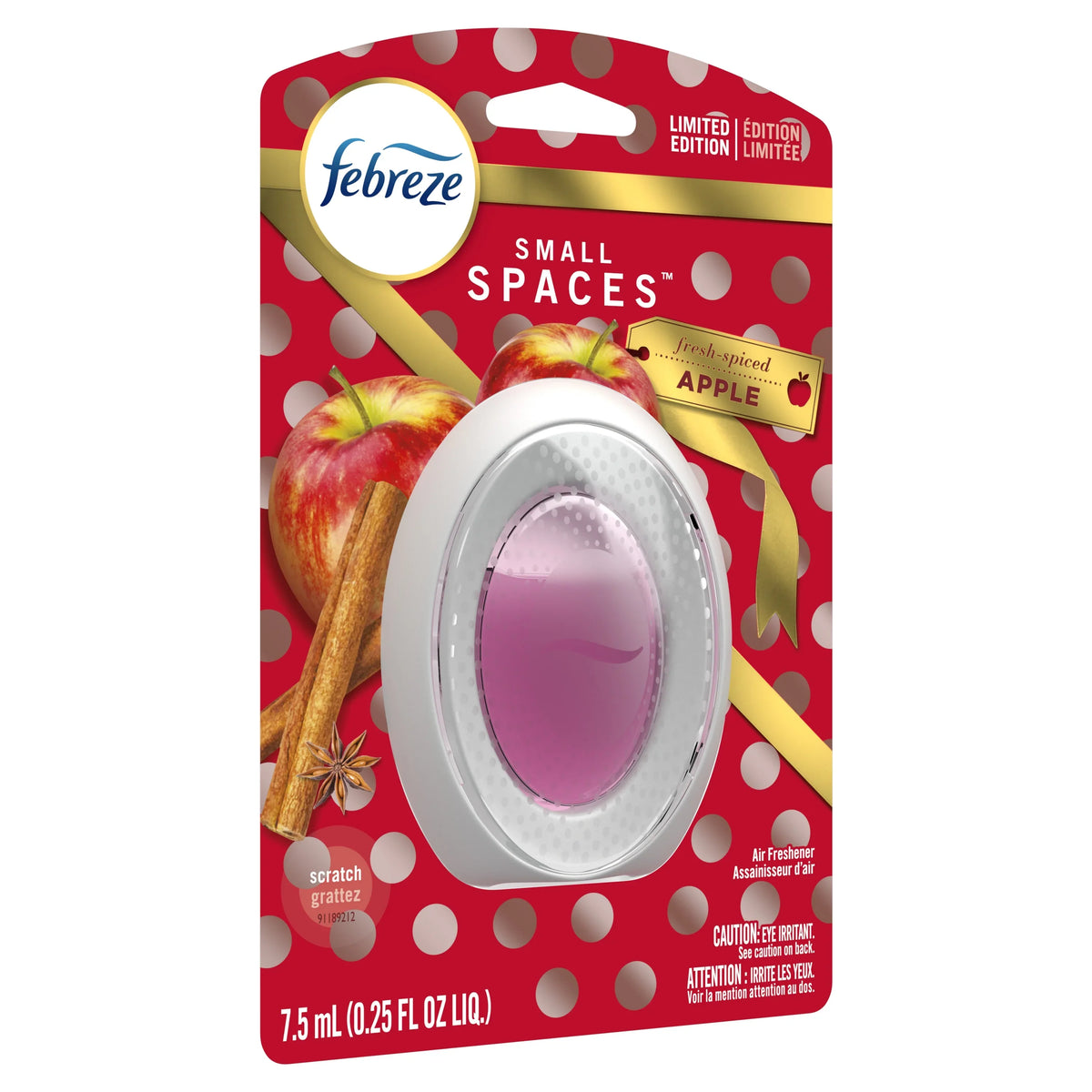 Febreze Small Spaces Odor-Eliminating Air Freshener, Apple, 1 Ct