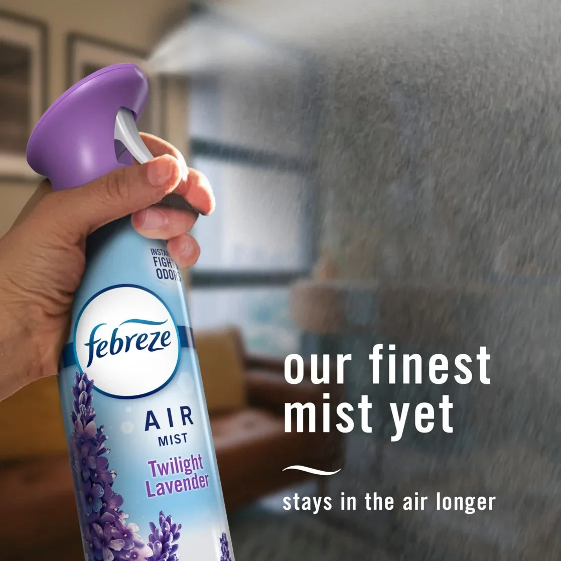 Febreze Air Mist Air Freshener Spray, Twilight Lavender Scent, 8.1oz