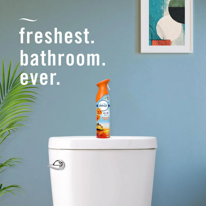 Febreze Air Freshener and Odor Fighter Spray, Hawaiian Aloha Scent, 8.8 Oz (Pack of 6)