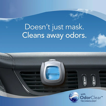 Febreze Car Odor-Eliminating Air Freshener, Gain Island Fresh, 2 Ct