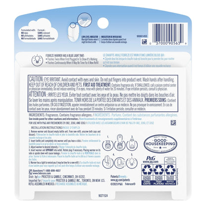 Febreze Plug In Air Freshener, Odor-Fighting Scented Oil Refill, Berry & Bramble, 2 Refills