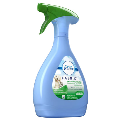 Febreze Fabric Refresher - Pet Odor Eliminator 16.9 Ounce (Pack of 3)
