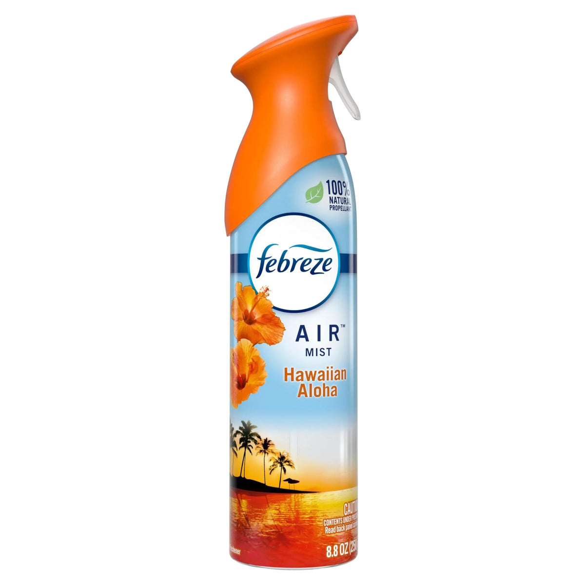 Febreze Air Freshener and Odor Fighter Spray, Hawaiian Aloha Scent, 8.8 Oz (Pack of 6)