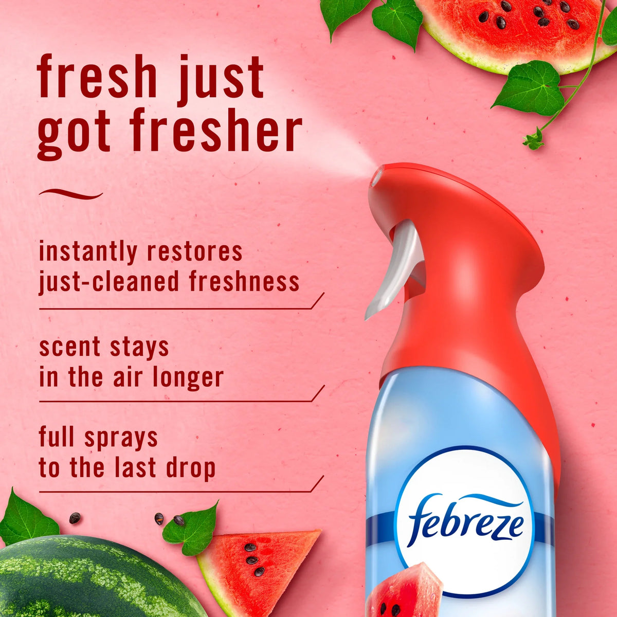 Febreze Air Mist Air Freshener Spray, Watermelon Scent, 8.1oz