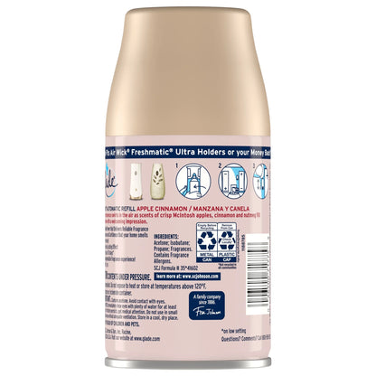 Glade Automatic Spray Refill, Air Freshener, Apple Cinnamon, 6.2 oz