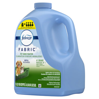 Febreze Fabric Spray Air Freshener, Odor-Fighting, Pet Odor Fighter, 67.6 oz Refill
