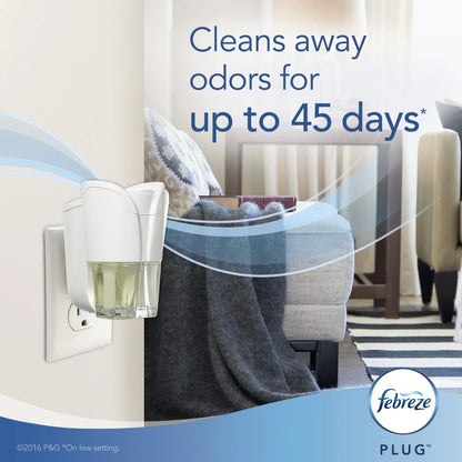 Febreze Plug Scented Oil Refill, Linen & Sky, 1 count
