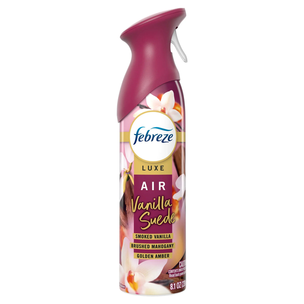 Febreze Air Mist Luxe Air Freshener Spray, Vanilla Suede Scent, 8.1oz