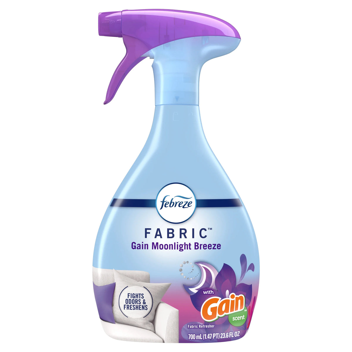 Febreze Fabric Spray Air Freshener, Odor-Fighting, Gain Moonlight Breeze, 23.6 fl oz