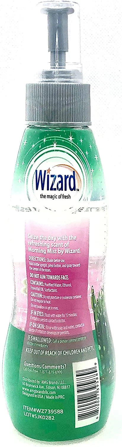Wizard Room Mist Morning Mist 4x Air Freshener Spray Bottles