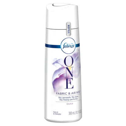 Febreze ONE Fabric and Air Freshener Mist Refill, Orchid Scent (1 count, 10.1 oz)