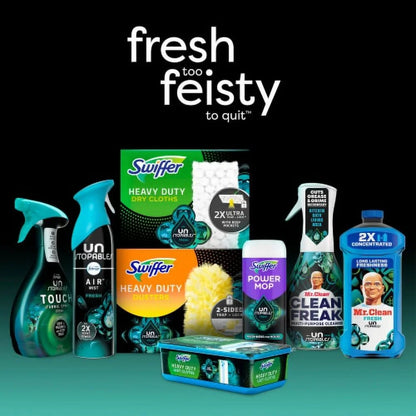 2X - Febreze Air Mist Air Freshener Spray, Aerosol Can, Unstopable Fresh Scent, 8.8oz, 1 ct