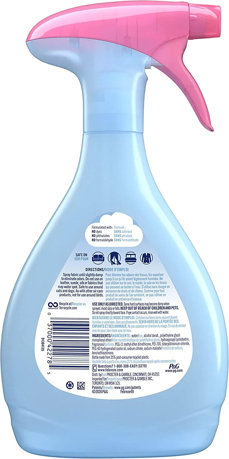 Febreze Odor-Eliminating Fabric Refresher Peony and Cedar, Limited Edition, 27 fl oz (Pack of 2)