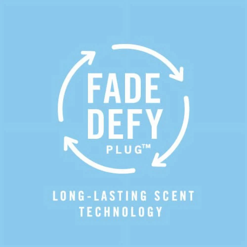 Febreze Odor-Fighting Fade Defy PLUG Air Freshener Downy Calm Oil Refills