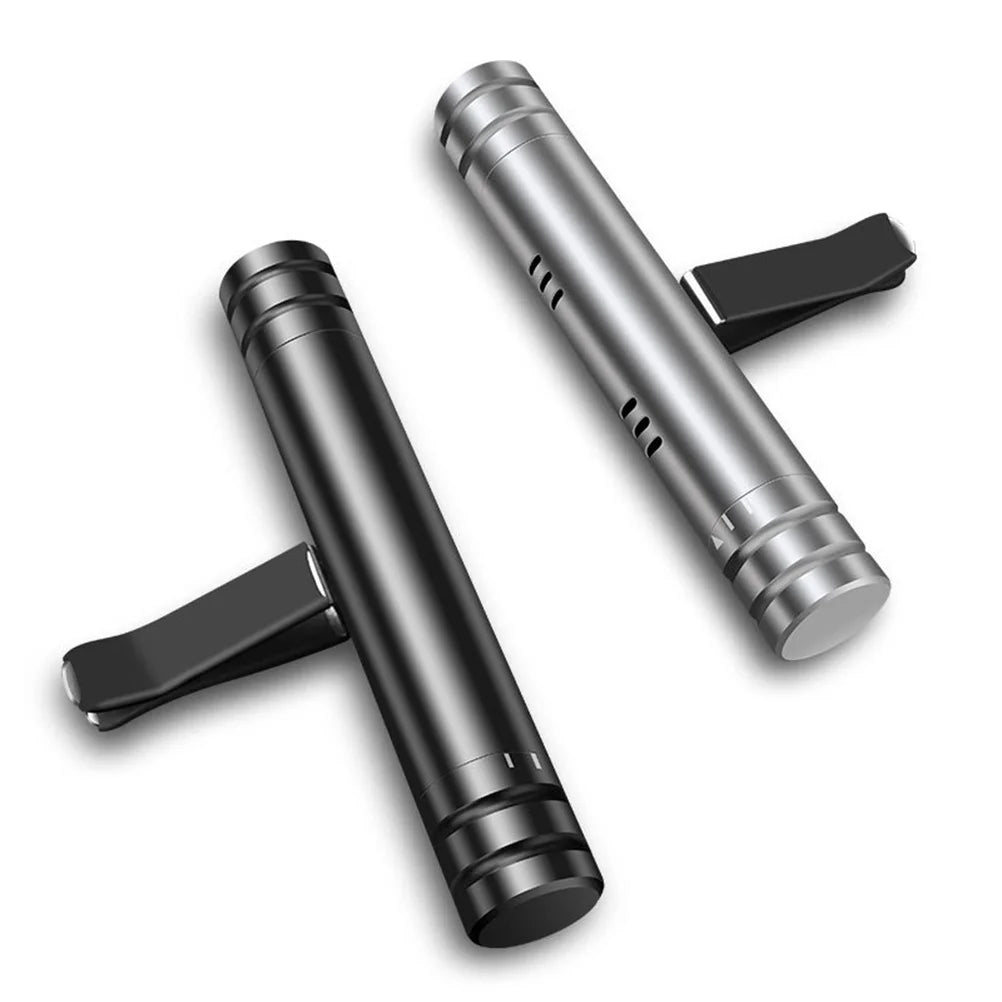 LABSERRON Air Car Aromatherapy Stick Fragrance Diffuser Silver 1Set