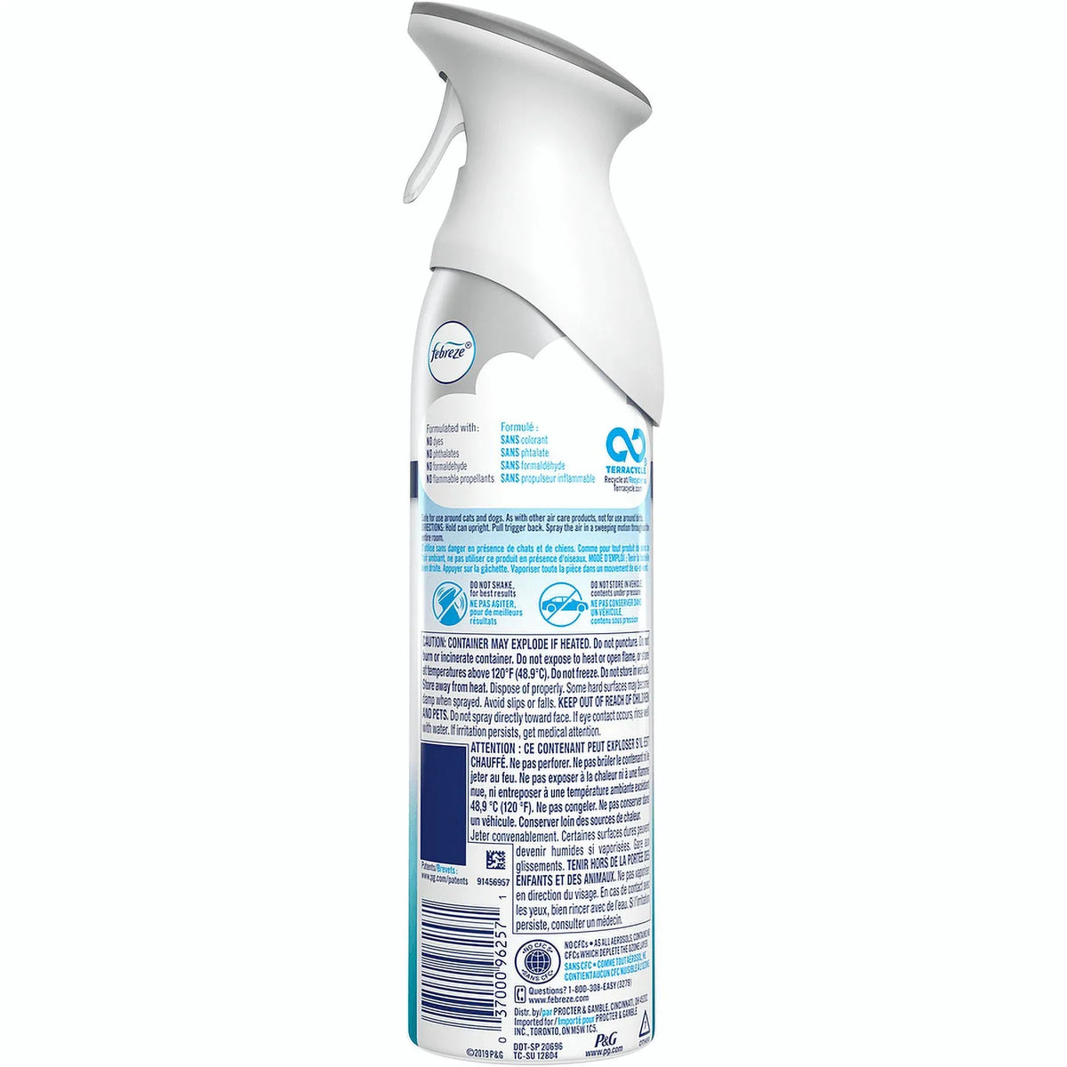 Febreze Heavy Duty Fabric Odor-Eliminating Air Freshener, 250g (4-Pack Case)