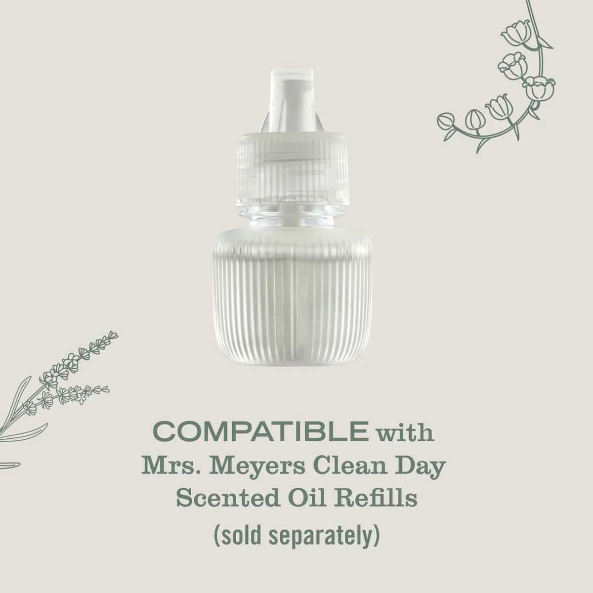 Mrs. Meyer's Clean Day Premium Scented Oil Plug-In, Diffuser & Air Freshener