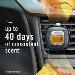 Febreze Car Air Freshener, Odor-Fighting Automotive Vent Clip, Tropical Blend Scent, 2 Count