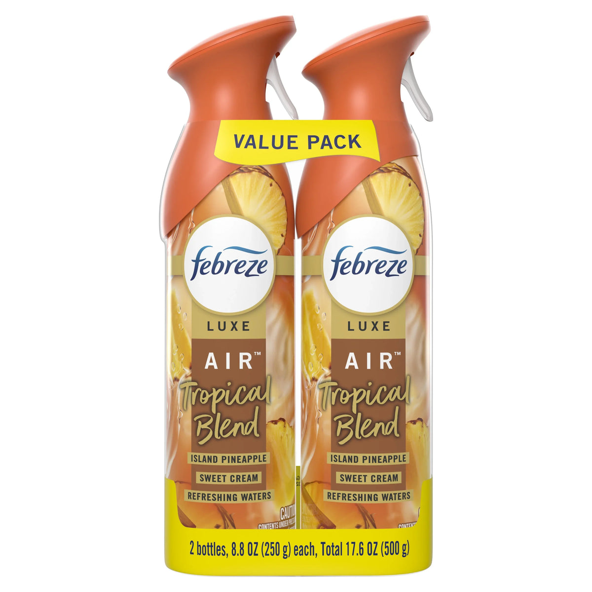 Febreze Odor-Fighting Room Spray, Tropical Blend Scent, 8.8 oz, 2 Count