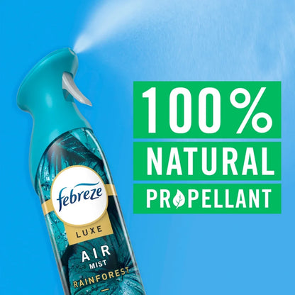 Febreze Air Mist Luxe Air Freshener Spray, Rainforest Scent, 8.1oz