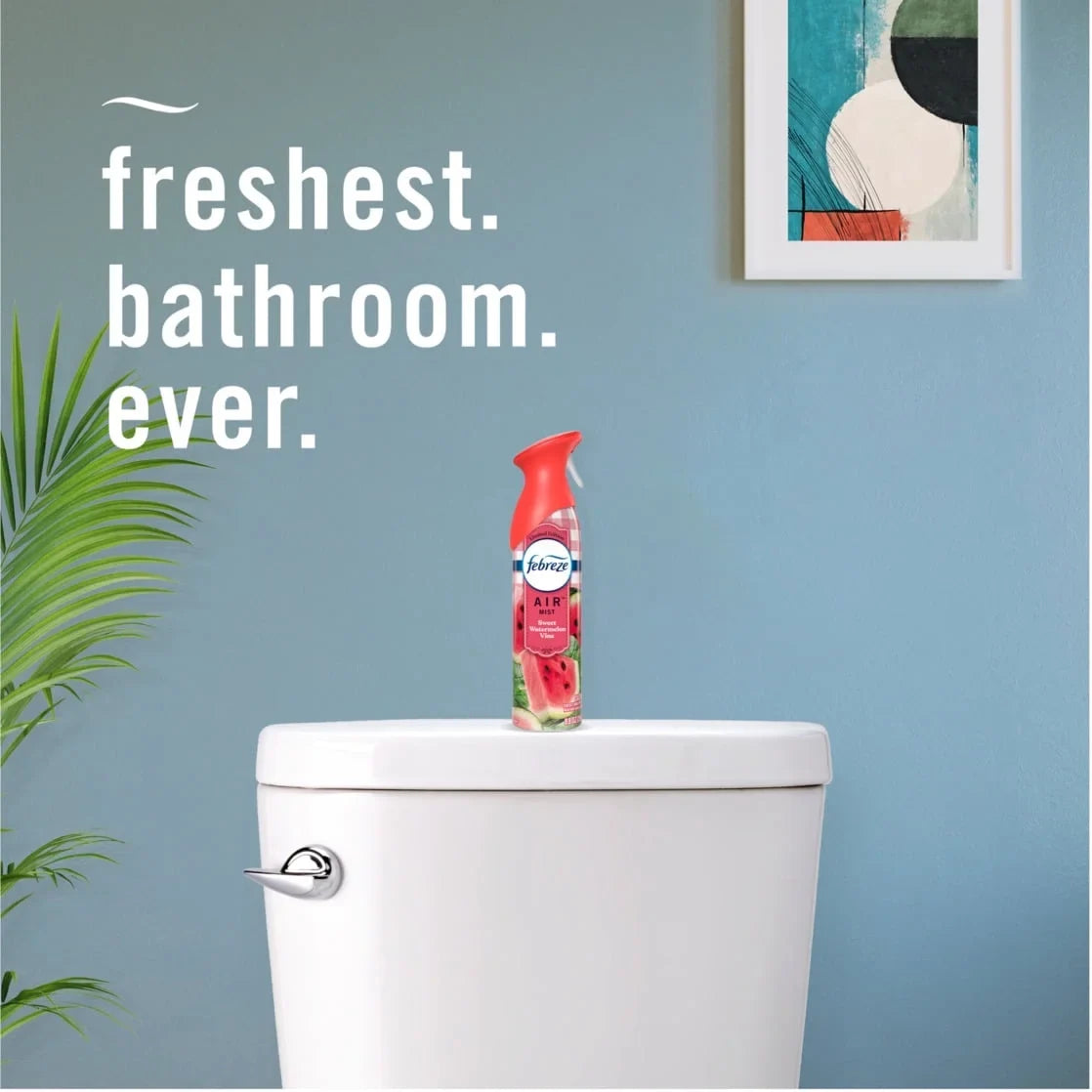 Febreze Air Freshener Spray, Odor-Fighting Room Spray, Sweet Watermelon Vine, 8.8oz