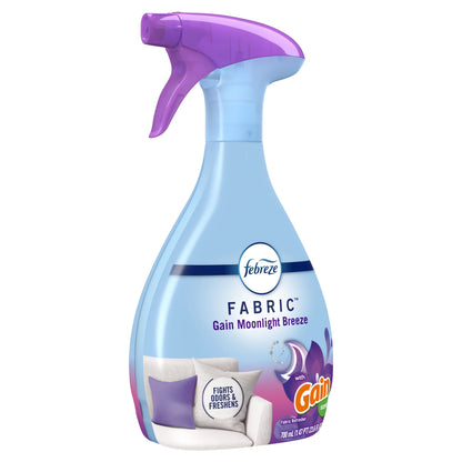Febreze Fabric Spray Air Freshener, Odor-Fighting, Gain Moonlight Breeze, 23.6 fl oz