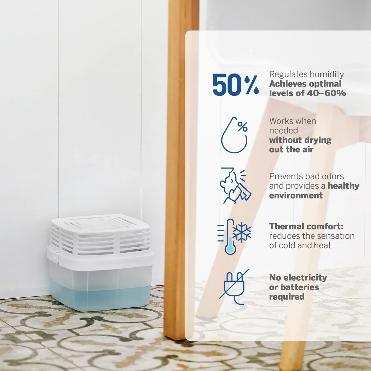HUMYDRY Moisture Absorber Refills for 15.9 Oz Dehumidifier Device, Pack of 4 Unscented Humidity Absorber Bags, Non Electric Humidity Absorber For Home Closets Bathrooms RVs and Medium Enclosed Spaces