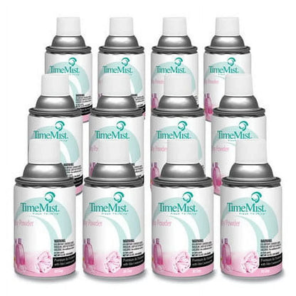 TimeMist 332512TMCT 5.3 oz. Metered Baby Powder Fragrance Dispenser Refills