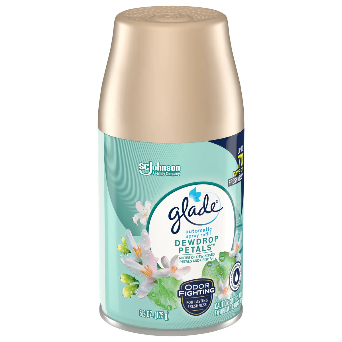 Glade Automatic Spray Air Freshener Refill, Dewdrop Petals, 6.2oz 1pk