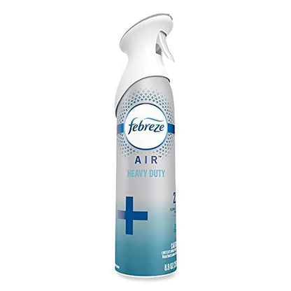 Febreze Air Freshener Heavy Duty Spray, Odor Fighter, Crisp Clean, 8.8 oz (Pack of 6)