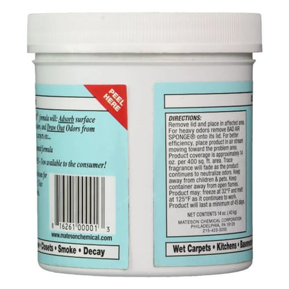 Original Bad Air Sponge Odor Absorber and Neutralizer, 14 oz, Pack of 5