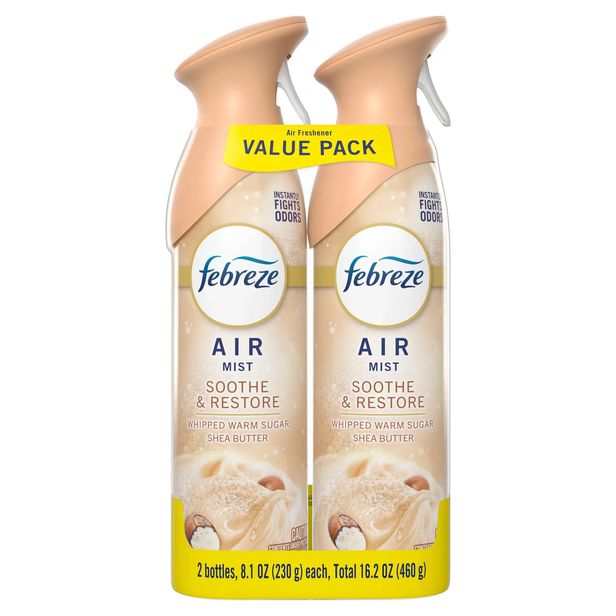 Febreze Air Mist Air Freshener Spray, Soothe & Restore, 8.1oz, 2 Count