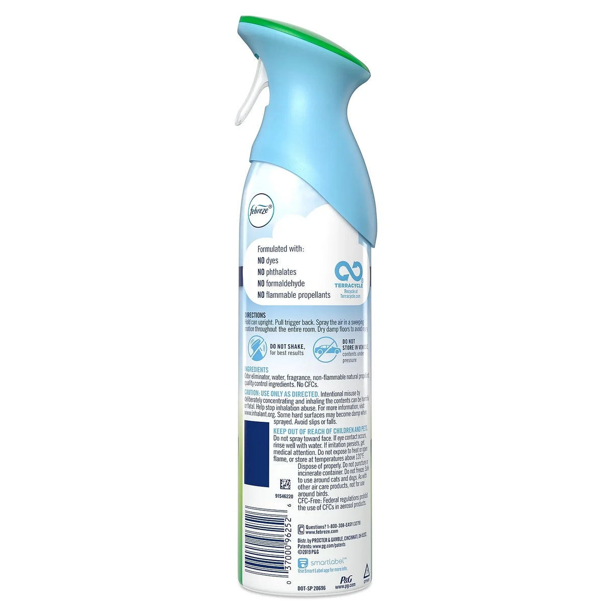Febreze AIR Gain Original 8.8 oz Aerosol 6/Carton 96252