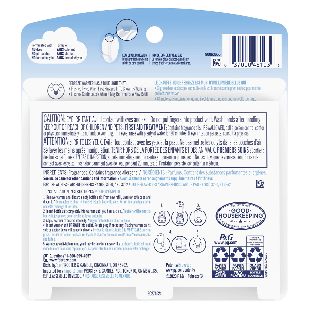 Febreze Plug In Air Freshener, Odor-Fighting Scented Oil Refill, Hawaiian Aloha, 2 Refills