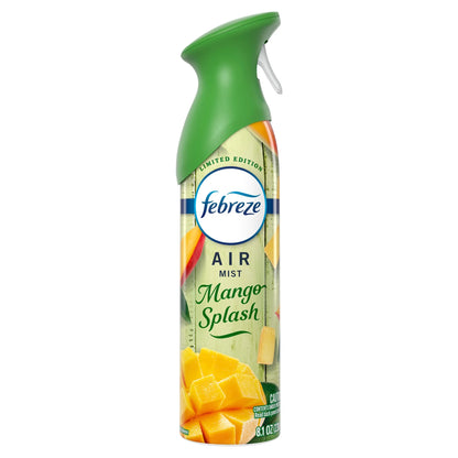 Febreze Air Mist Air Freshener Spray, Mango Splash Scent, 8.1oz