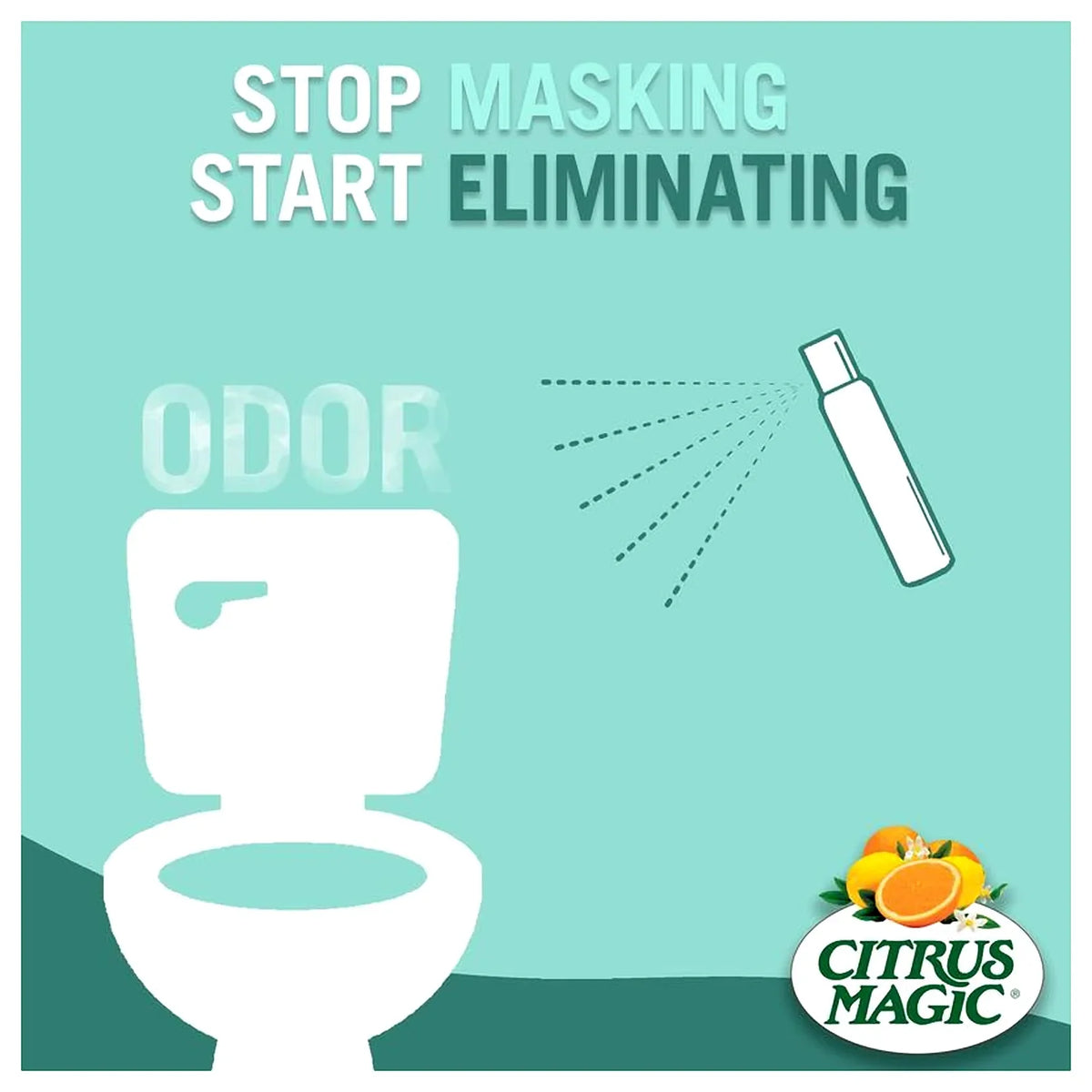 Citrus Magic Natural Odor Eliminating Air Freshener Spray, Fresh Citrus, 3-Ounce