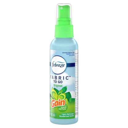 Febreze To Go Fabric Odor-Eliminating Refresher with Gain Original Scent, 2.8 Fl Oz, 3 Pack