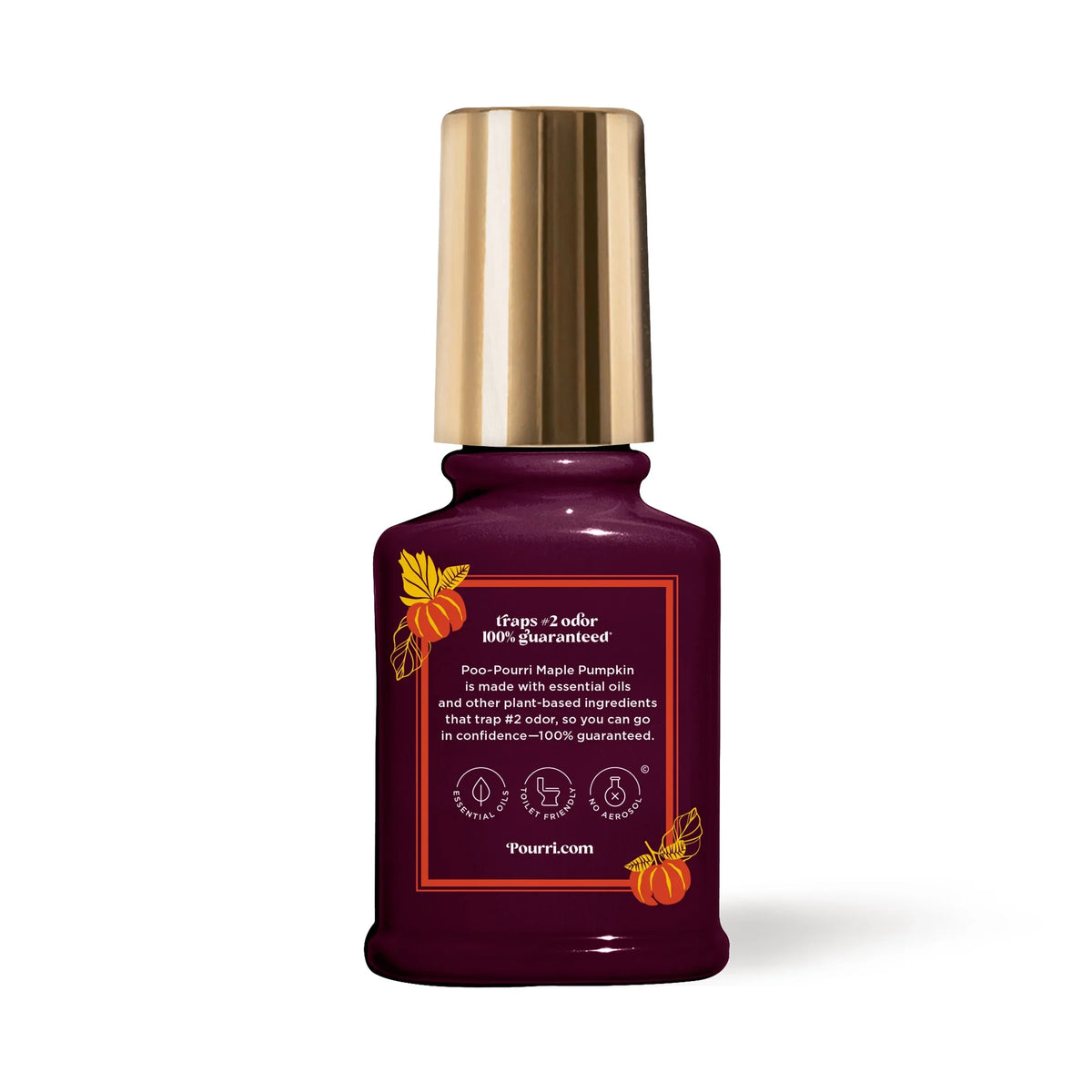 Poo-Pourri Before-You-Go Toilet Spray, Maple Pumpkin, 2 Fl Oz- Maple + Pumpkin + Smoked Vanilla