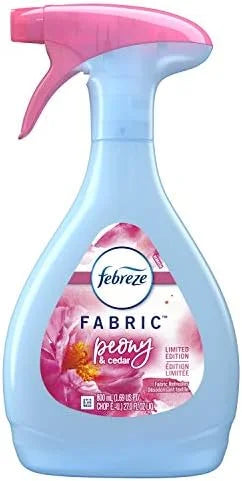 Febreze Odor-Eliminating Fabric Refresher Peony and Cedar, Limited Edition, 27 fl oz (Pack of 2)
