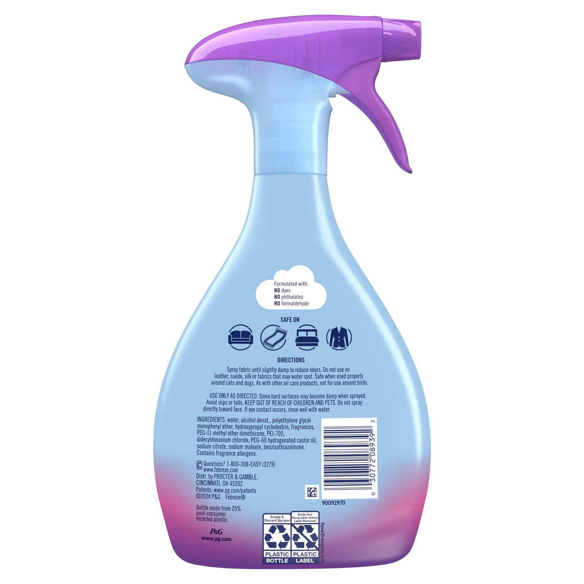 Febreze Fabric Spray Air Freshener, Odor-Fighting, Gain Moonlight Breeze, 23.6 fl oz