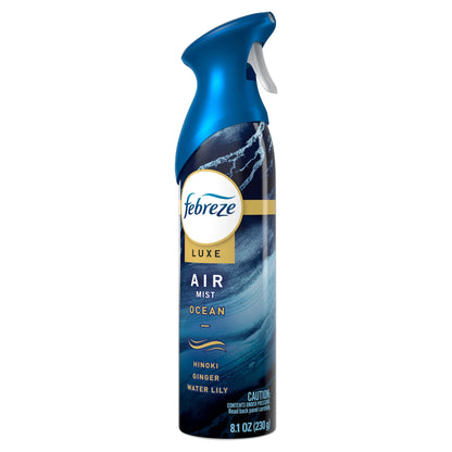 Febreze Air Mist Luxe Air Freshener Spray, Ocean Scent, 8.1oz