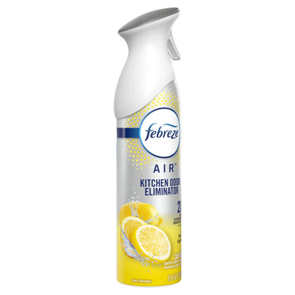 Febreze Air Freshener Spray, Odor-Fighting Room Spray, Lemon, Kitchen Odor Fighter, 8.8oz
