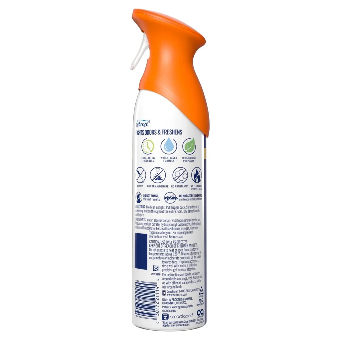 Febreze Air Mist Air Freshener Spray, Tranquil Cyprus Coves, 8.1oz