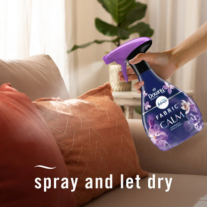 Febreze Fabric Spray Air Freshener, Odor-Fighting Fabric Refresher, Downy Calm, 27 fl oz