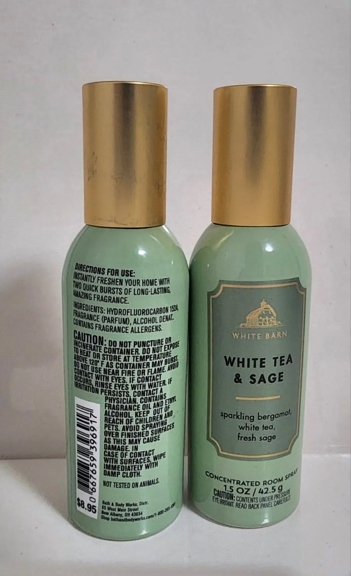 White Tea & Sage Concentrated Room Spray