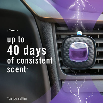 Febreze Car Air Freshener Vent Clip, Midnight Storm, 1 count