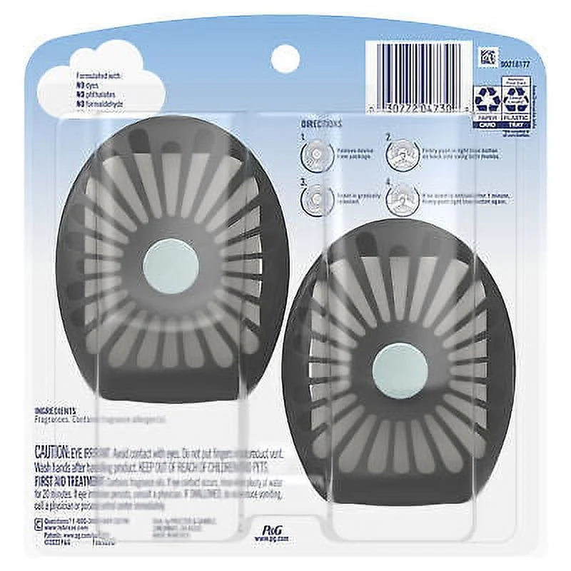 Febreze Small Spaces Unstopables Air Freshener Breeze, .25 fl. oz. Each, Pack of 2