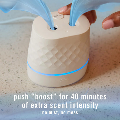 Febreze Plug Scent Booster, Air Freshener, Scented Oil Diffuser, Gain, Starter Kit + 2 Refill